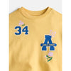 Wonder Nation Little Girls Crewneck Sweatshirt and Shorts Set, 2 Piece