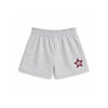 Wonder Nation Little Girls Crewneck Sweatshirt and Shorts Set, 2 Piece