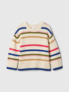 Cream Split-Hem Jumper