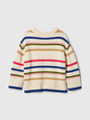 Cream Split-Hem Jumper