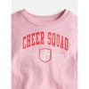 Wonder Nation Little Girls Crewneck Sweatshirt and Shorts Set, 2 Piece